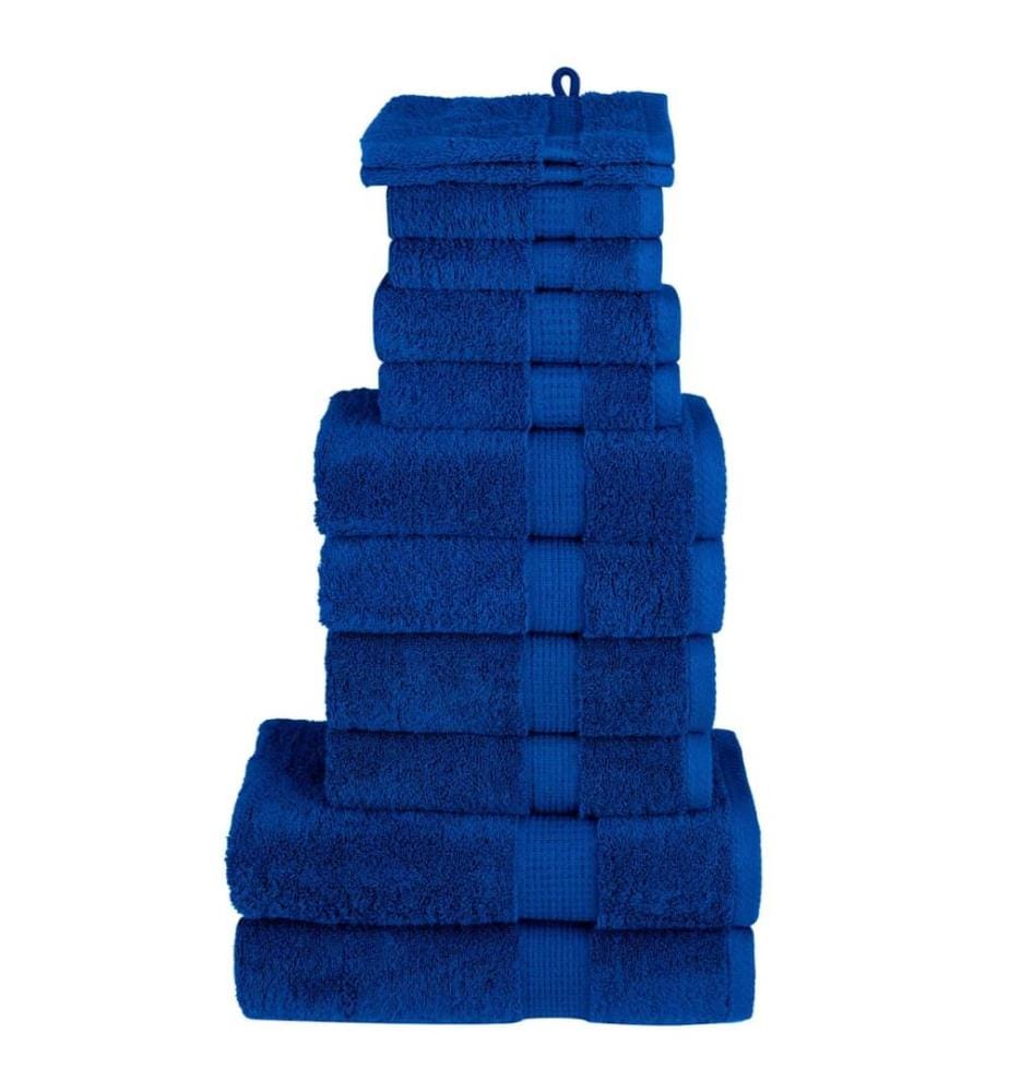 Ensemble de serviettes de qualité supérieure SOLUND 12 pcs bleu