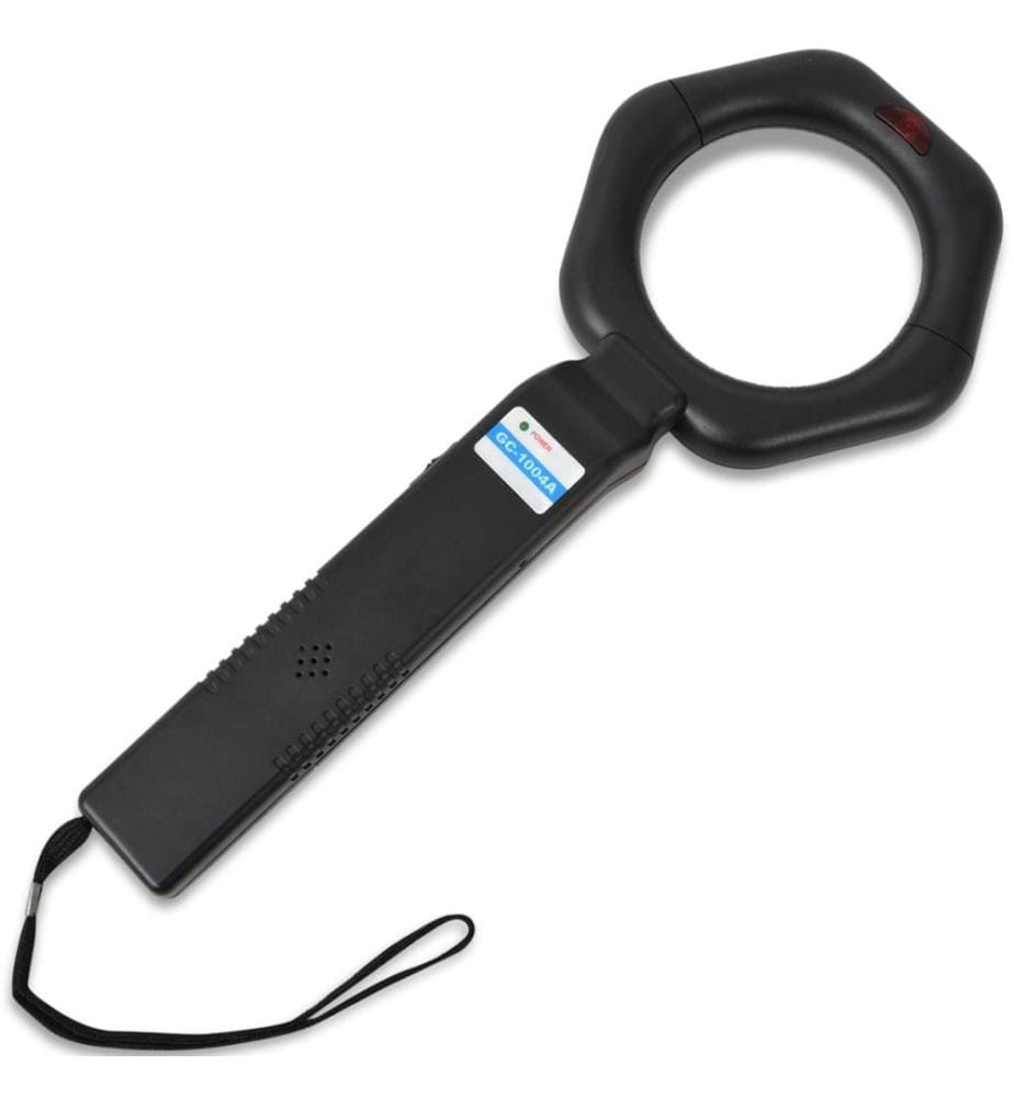 Hand-Metalldetektor Schwarz
