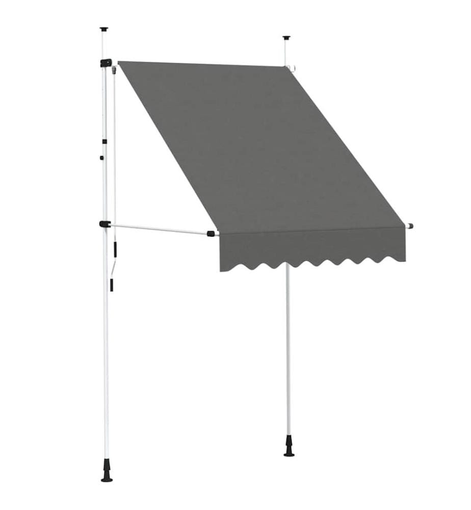 Einziehbare Markise Handbetrieben 150 cm Anthrazit