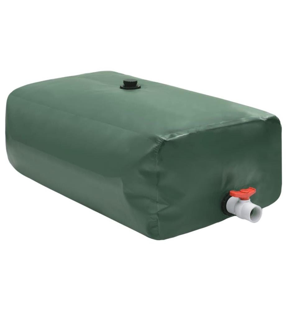 Réservoir d'eau avec robinet pliable 1500 L PVC