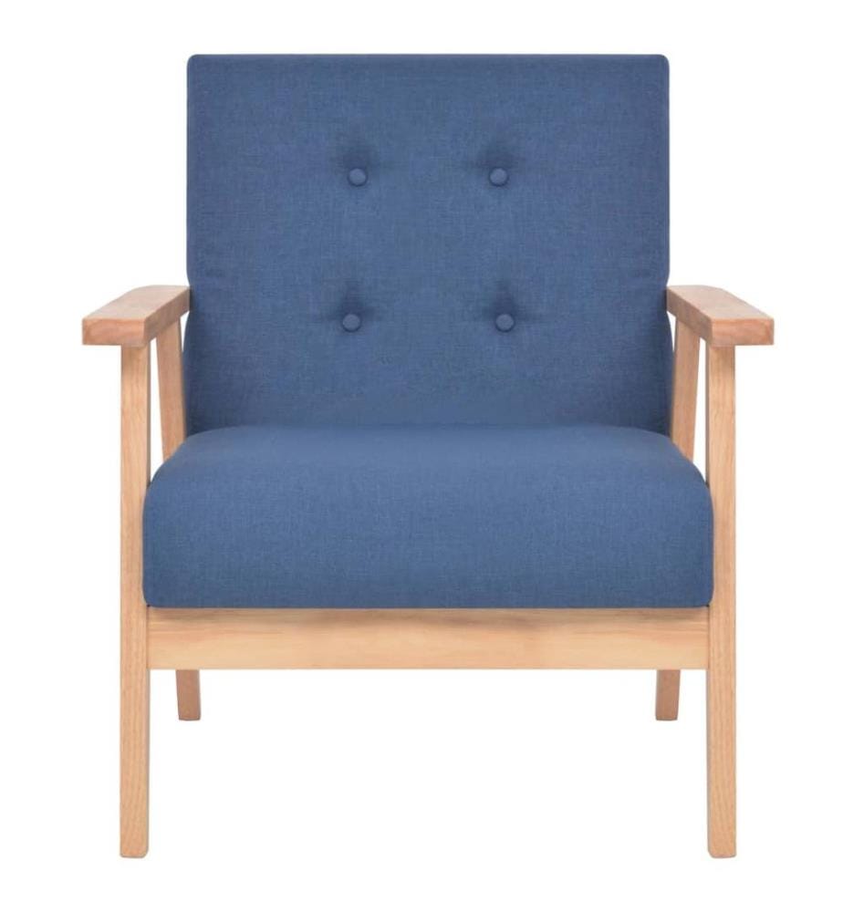 Sessel Blau Stoff