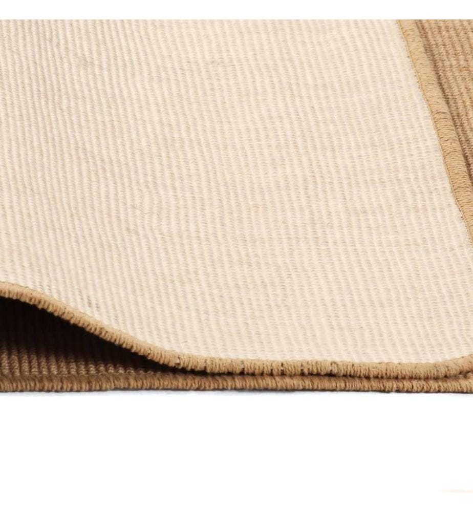 Tapis en jute avec support en latex 120x180 cm Naturel