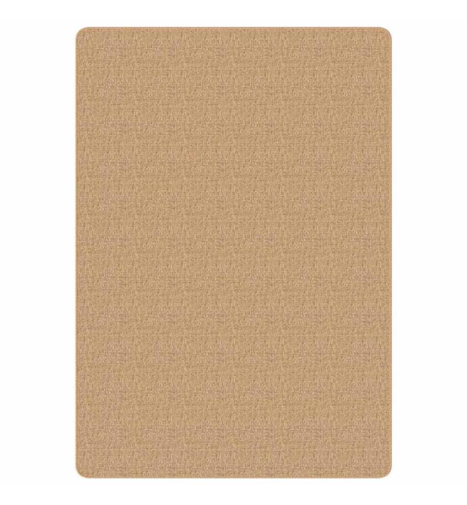 Tapis en jute avec support en latex 140x200 cm Naturel