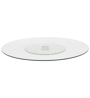 Servierplatte Drehbar Transparent 60 cm Hartglas