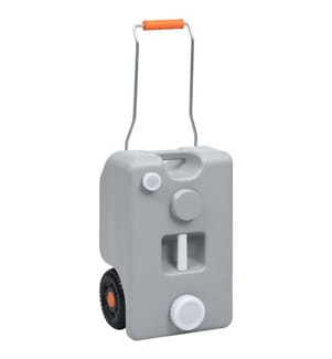 Camping-Wassertank mit Rollen 25 L Grau