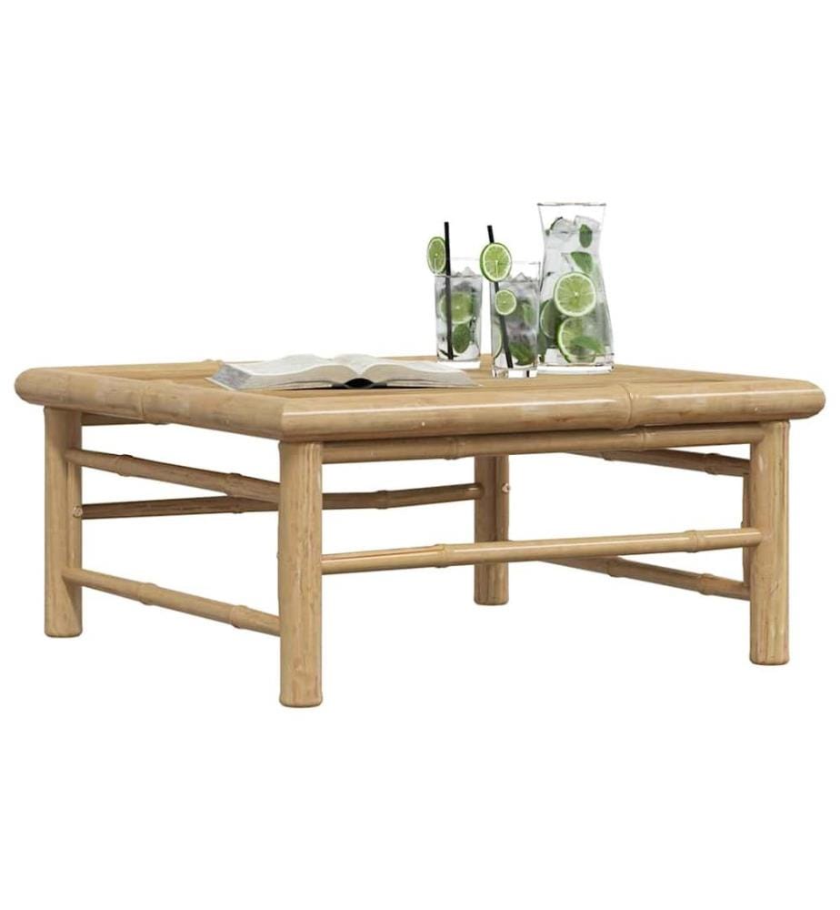 Gartentisch 65x65x30 cm Bambus