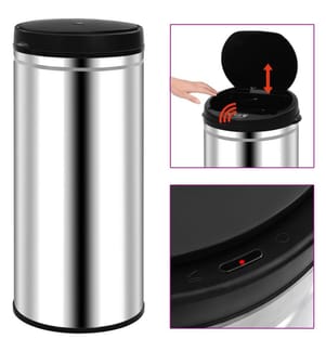 Automatischer Sensor-Mülleimer 80 L Edelstahl