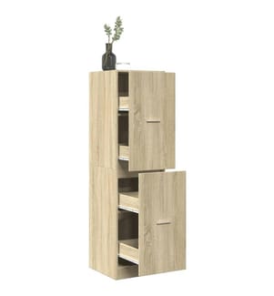 Apothekerschrank Sonoma-Eiche 40x41x144,5 cm Holzwerkstoff