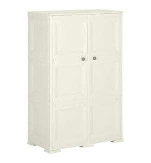 Kunststoffschrank 79x43x125 cm Holzdesign Vanilleeis