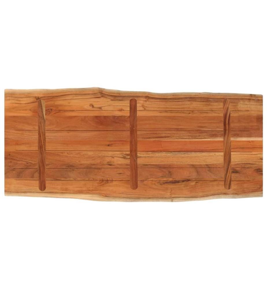 Dessus de table 140x60x2,5cm rectangulaire bois massif d'acacia