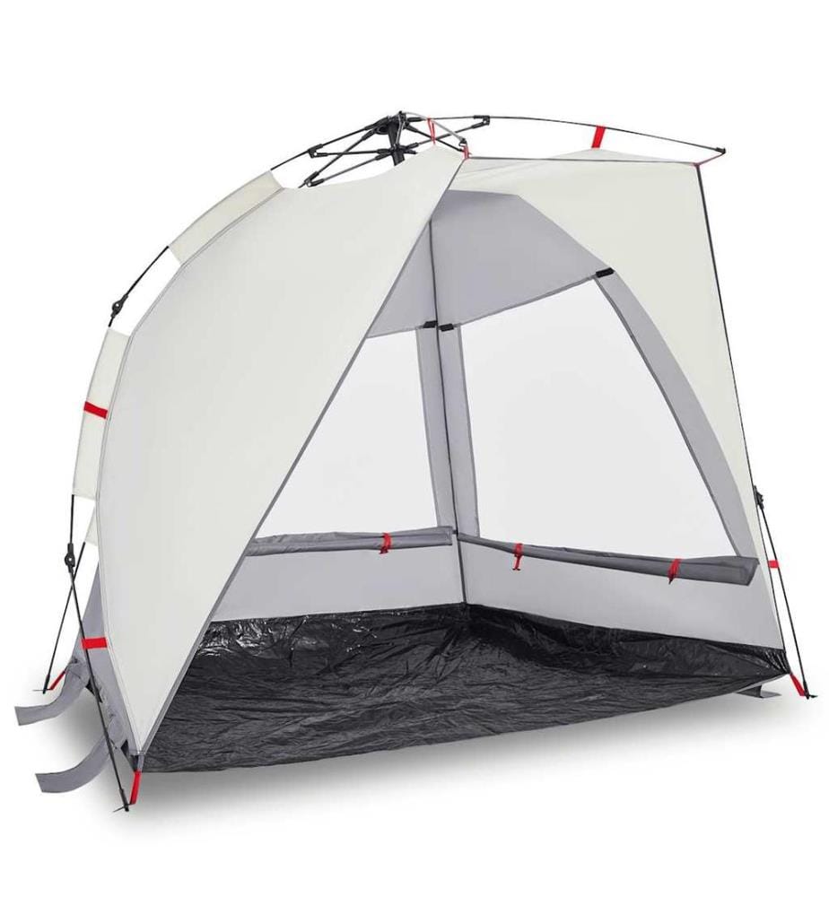Strandzelt 2 Personen Grau Quick Release Wasserdicht