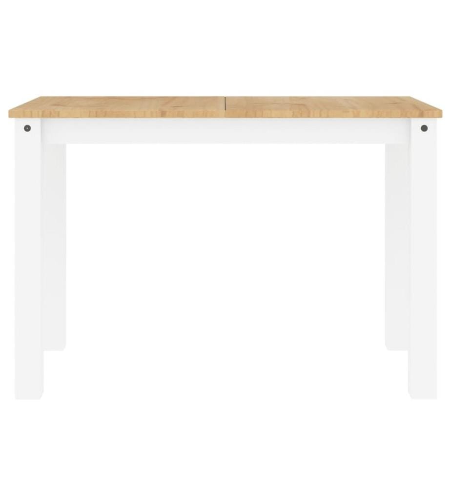 Esstisch Panama Weiss 117x60x75 cm Massivholz Kiefer