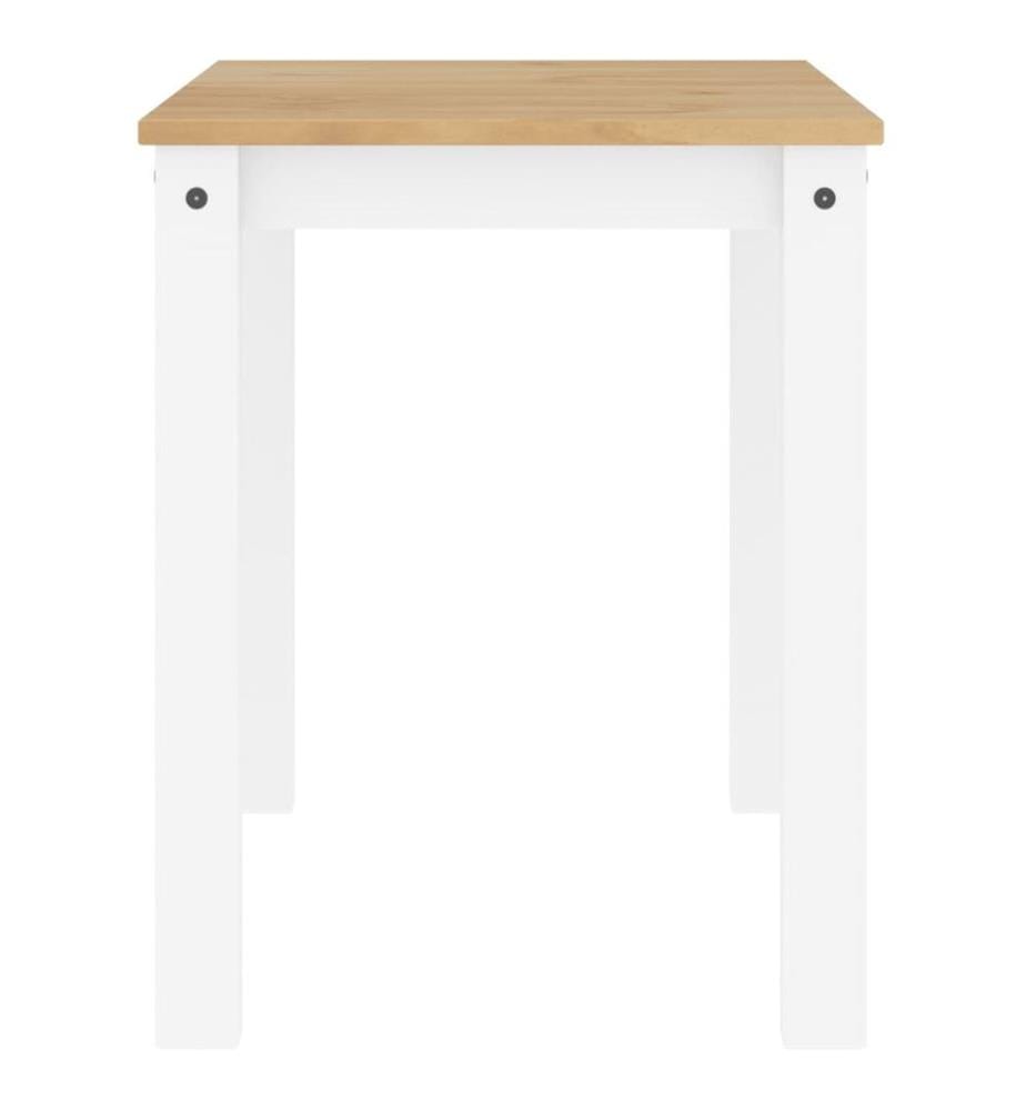 Esstisch Panama Weiss 117x60x75 cm Massivholz Kiefer