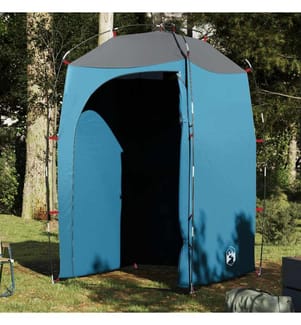 Duschzelt Blau Wasserfest