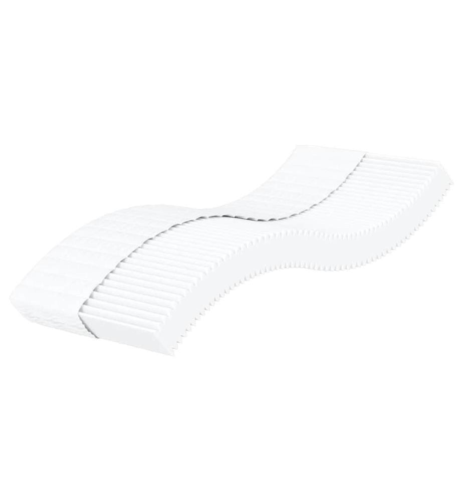 Matelas en mousse blanc 90x210 cm dureté H2 H3
