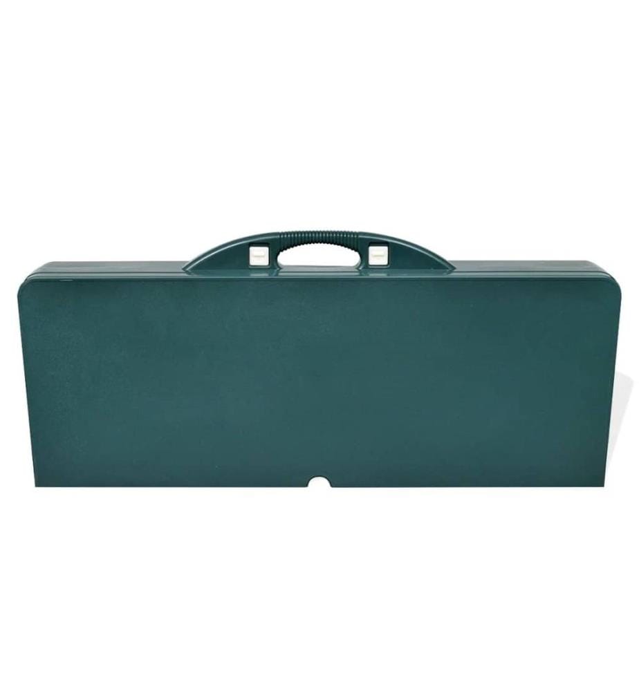 Ensemble de table pliable de camping avec 4 tabourets aluminium