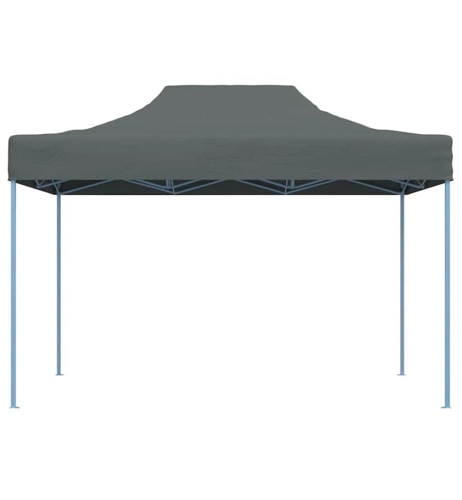 Tente de réception pliable 3x4 m Acier Anthracite