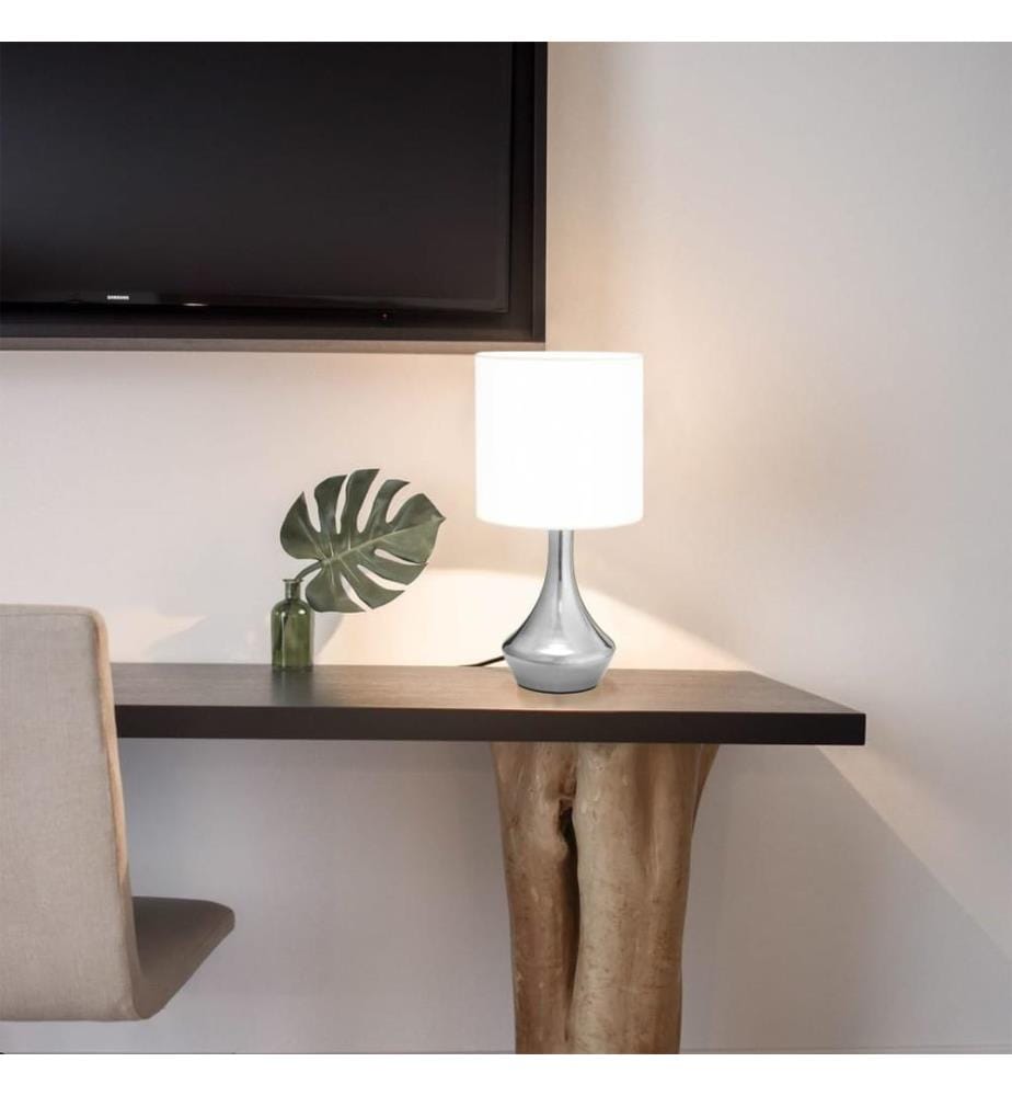 Tischlampen 2 Stk. Touch-Sensor Weiss E14