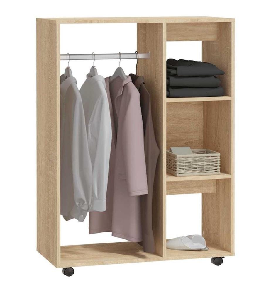 Kleiderschrank Sonoma-Eiche 80x40x110 cm Holzwerkstoff