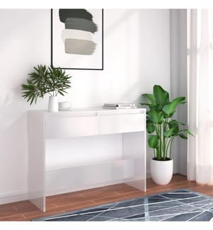 Konsolentisch Weiss 100x35x76,5 cm Holzwerkstoff