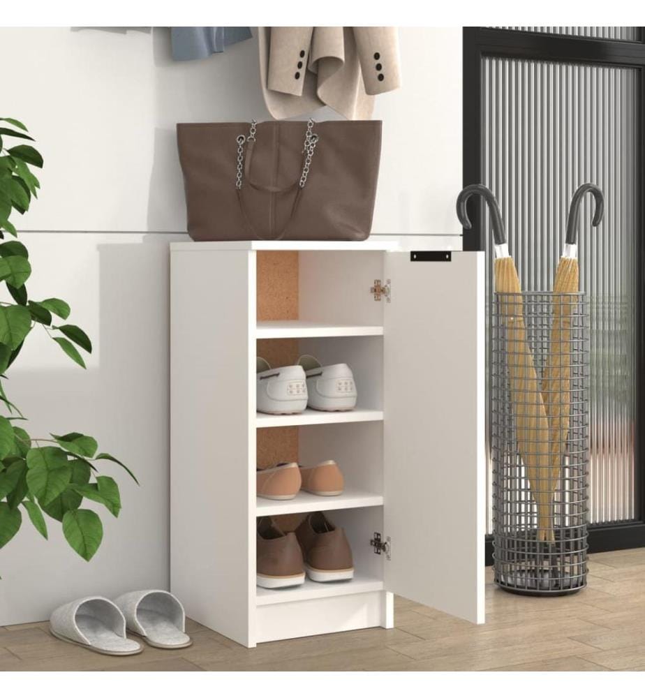 Schuhschrank Weiss 30x35x70 cm Holzwerkstoff