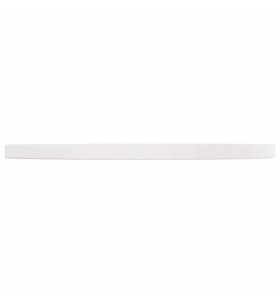 Dessus de table Blanc Ø60x2,5 cm Bois de pin massif
