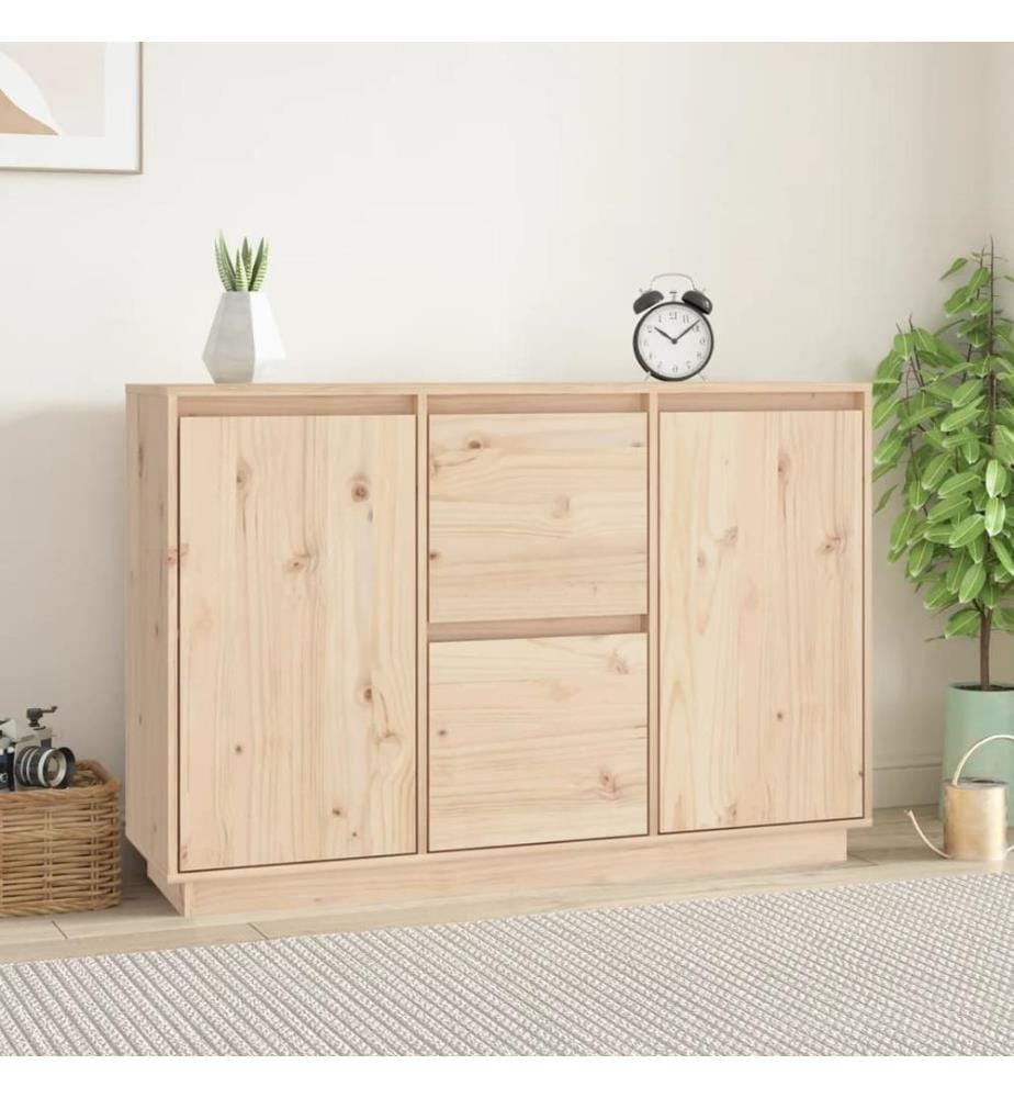 Sideboard 111x34x75 cm Massivholz Kiefer