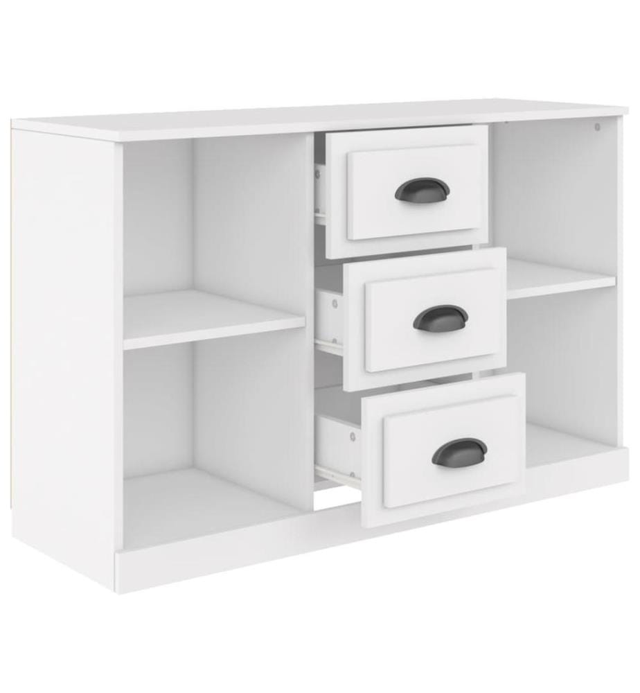 Sideboard Weiss 104,5x35,5x67,5 cm Holzwerkstoff