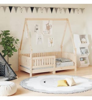 Cadre de lit pour enfant 70x140 cm bois de pin massif