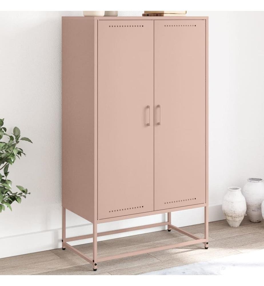 Highboard Rosa 68,5x38,5x123,5 cm Stahl