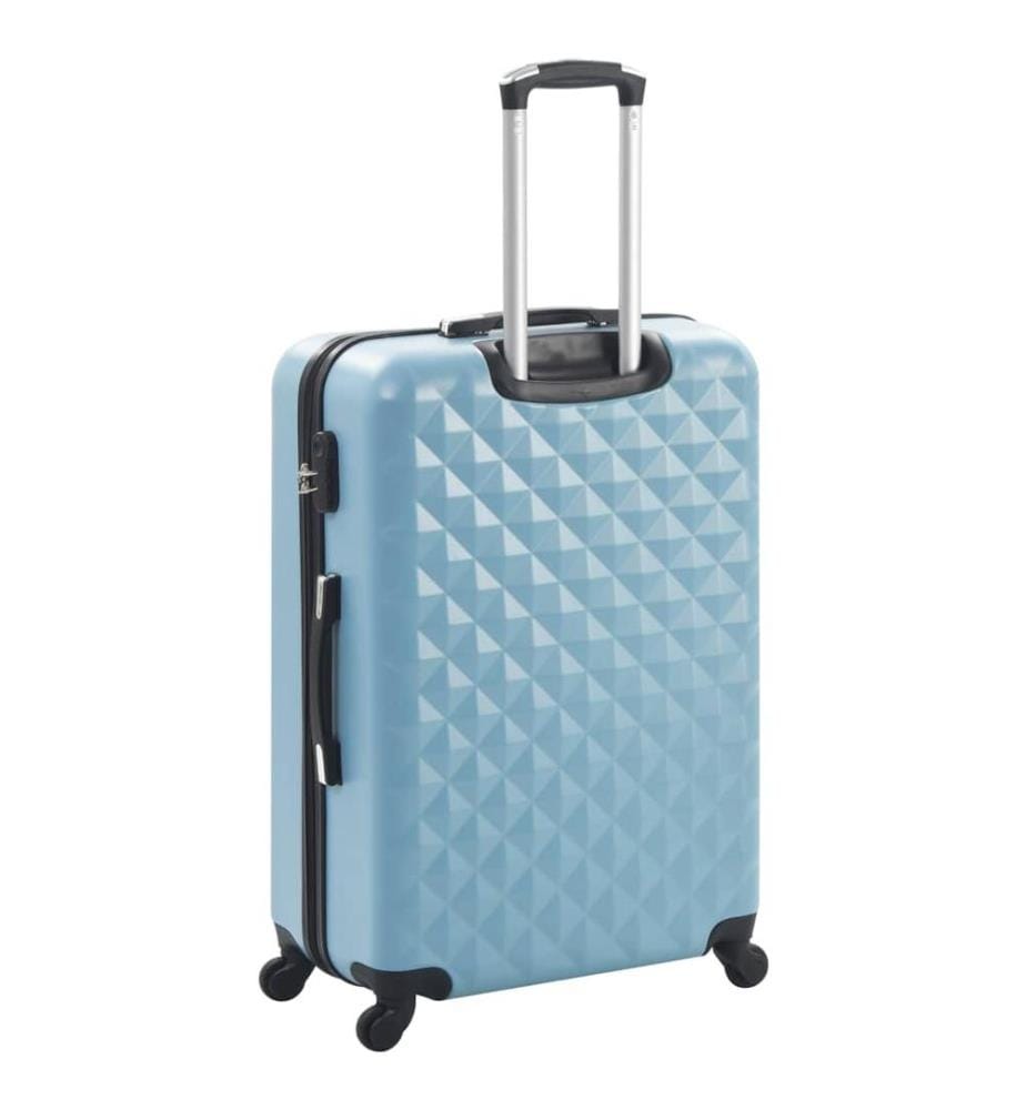 Hartschalen-Trolley-Set 3 Stk. Blau ABS