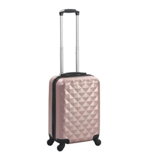 Hartschalen-Trolley Roségold ABS