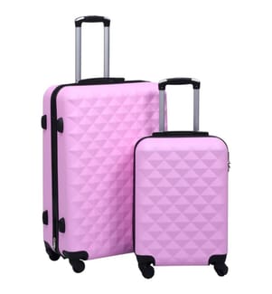 Hartschalen-Trolley-Set 2 Stk. Rosa ABS