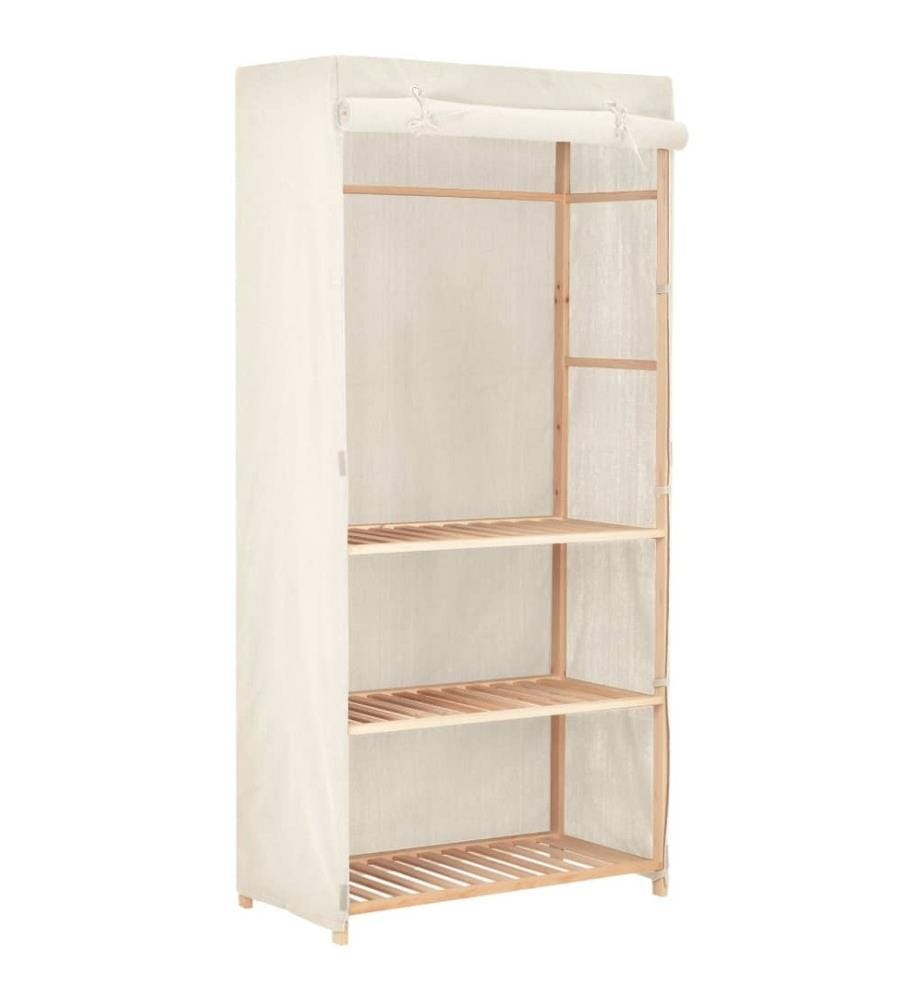 Kleiderschrank mit 3 Ebenen 79 x 40 x 170 cm