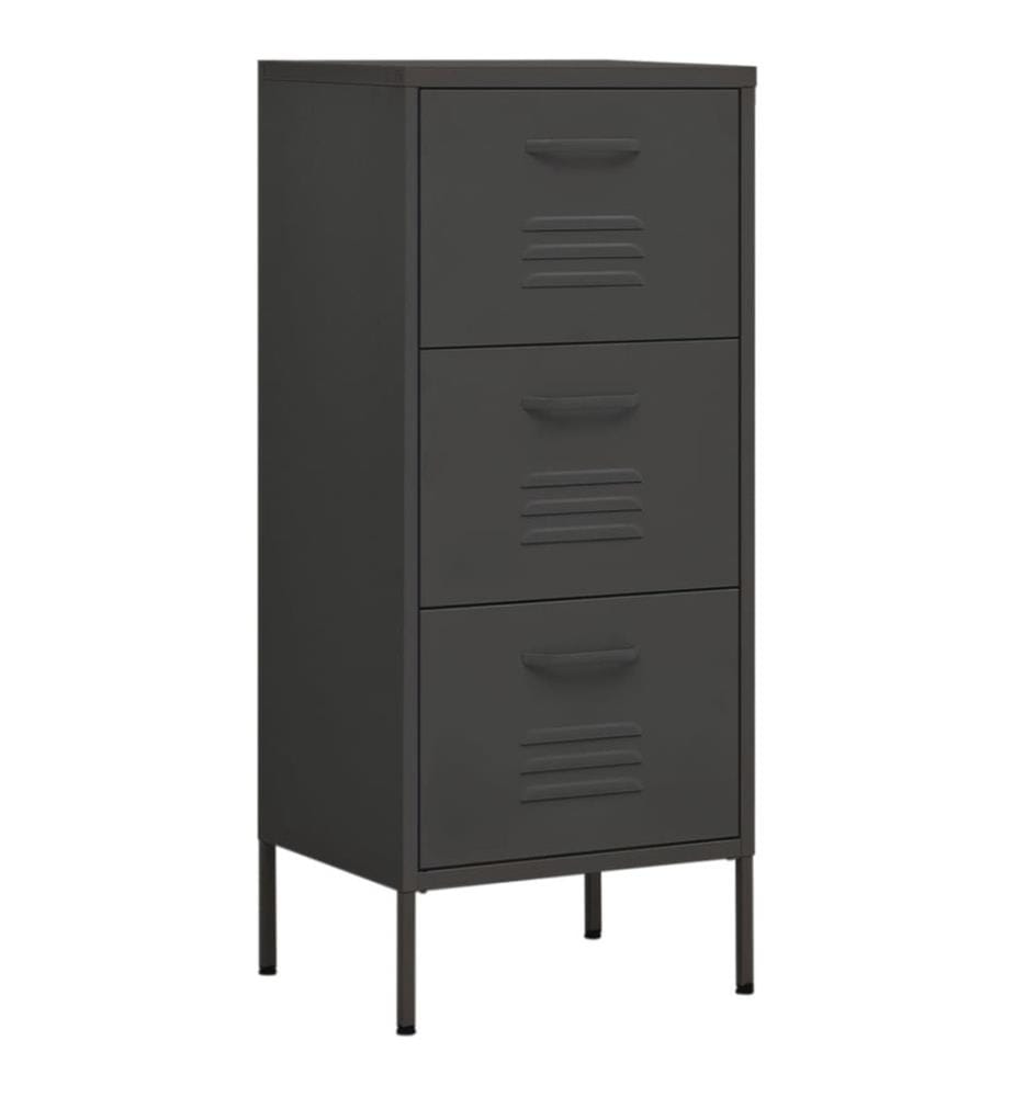 Lagerschrank Anthrazit 42,5x35x101,5 cm Stahl