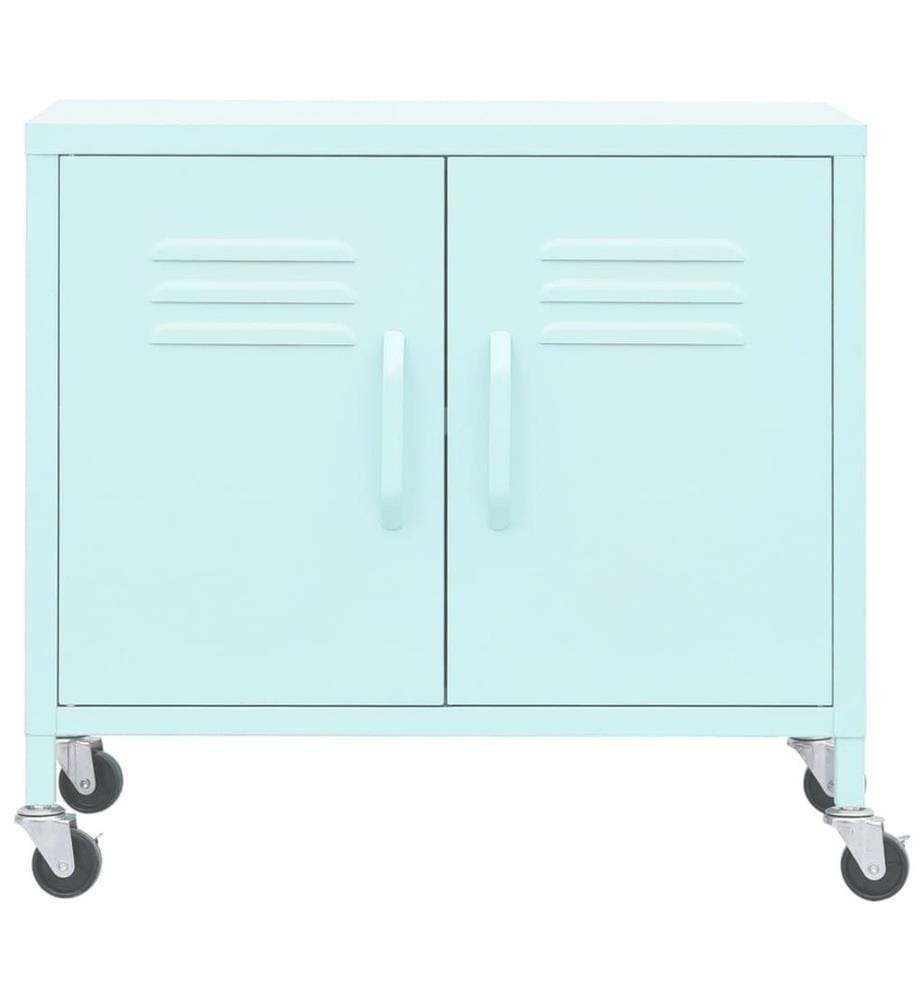 Lagerschrank Mintgrün 60x35x56 cm Stahl