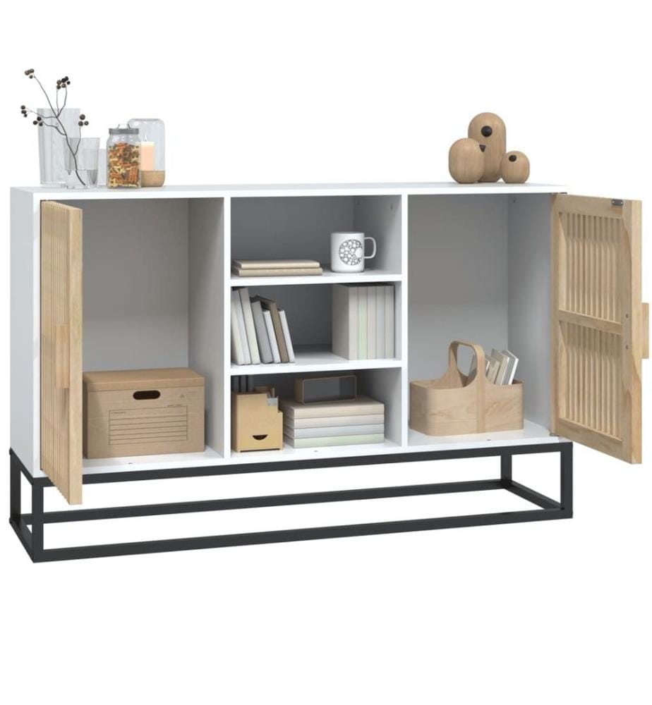 Sideboard Weiss 105x30x65 cm Holzwerkstoff
