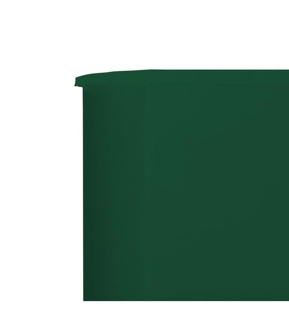 3-teiliges Windschutzgewebe 400 x 120 cm Grün