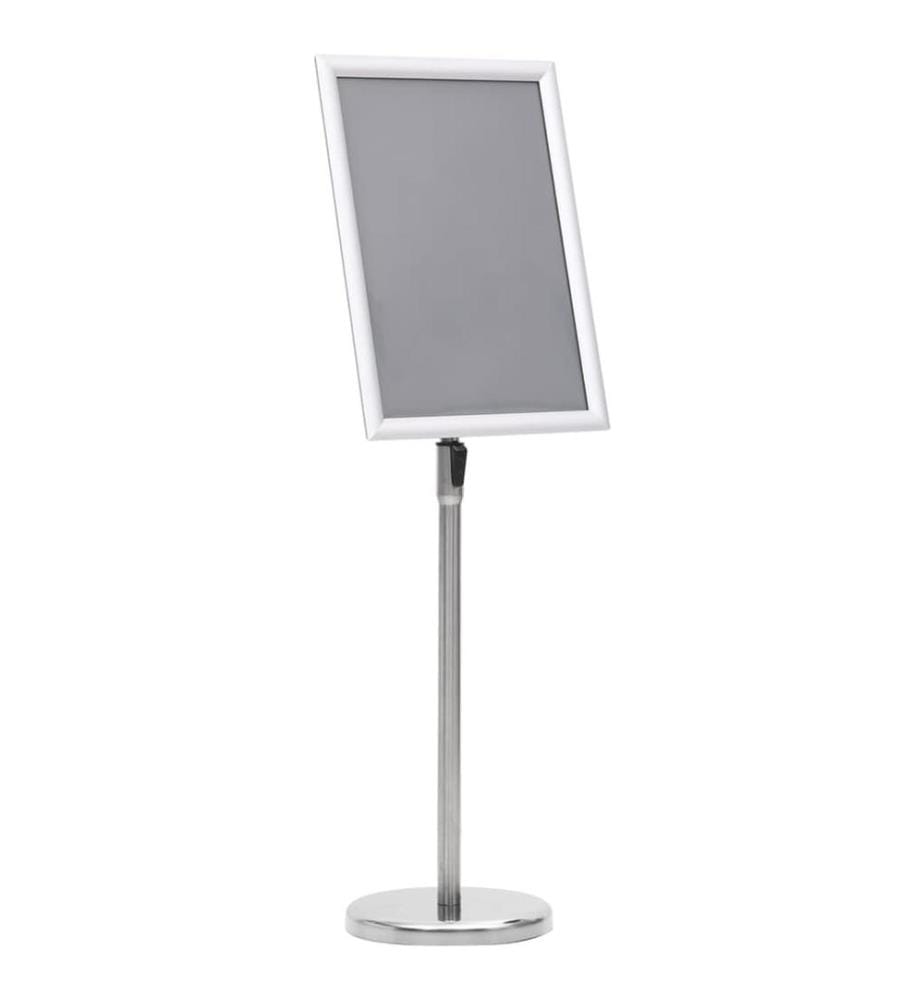 A3-Plakatständer Silbern Aluminiumlegierung