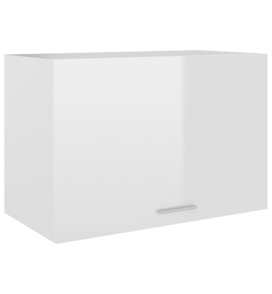 Hängeschrank Hochglanz-Weiss 60x31x40 cm Holzwerkstoff