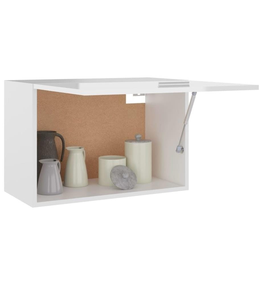 Hängeschrank Hochglanz-Weiss 60x31x40 cm Holzwerkstoff
