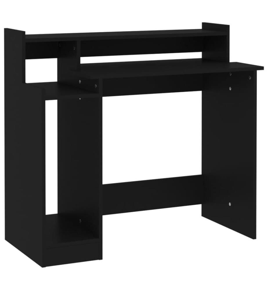 Schreibtisch mit LEDs Schwarz 97x45x90 cm Holzwerkstoff
