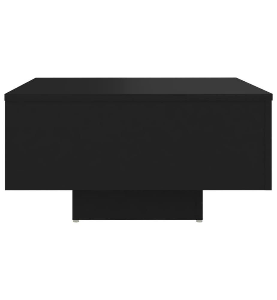 Table basse Noir 60x60x31,5 cm Aggloméré