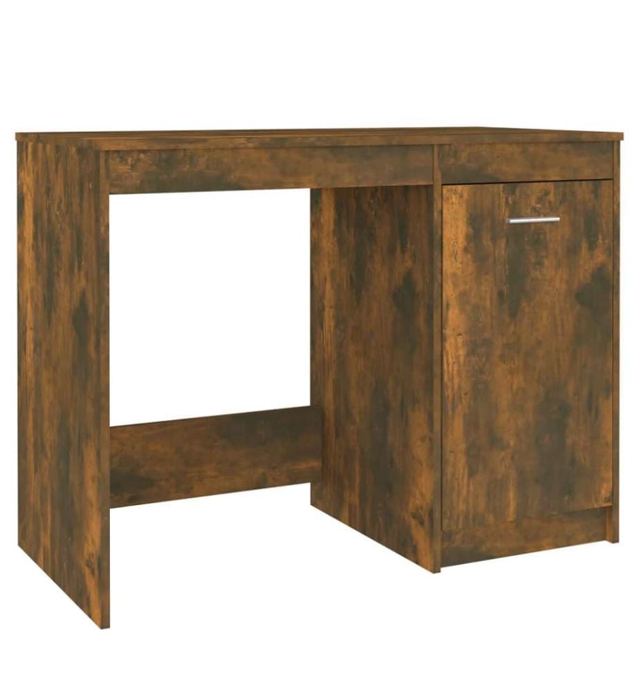 Schreibtisch Räuchereiche 100x50x76 cm Holzwerkstoff