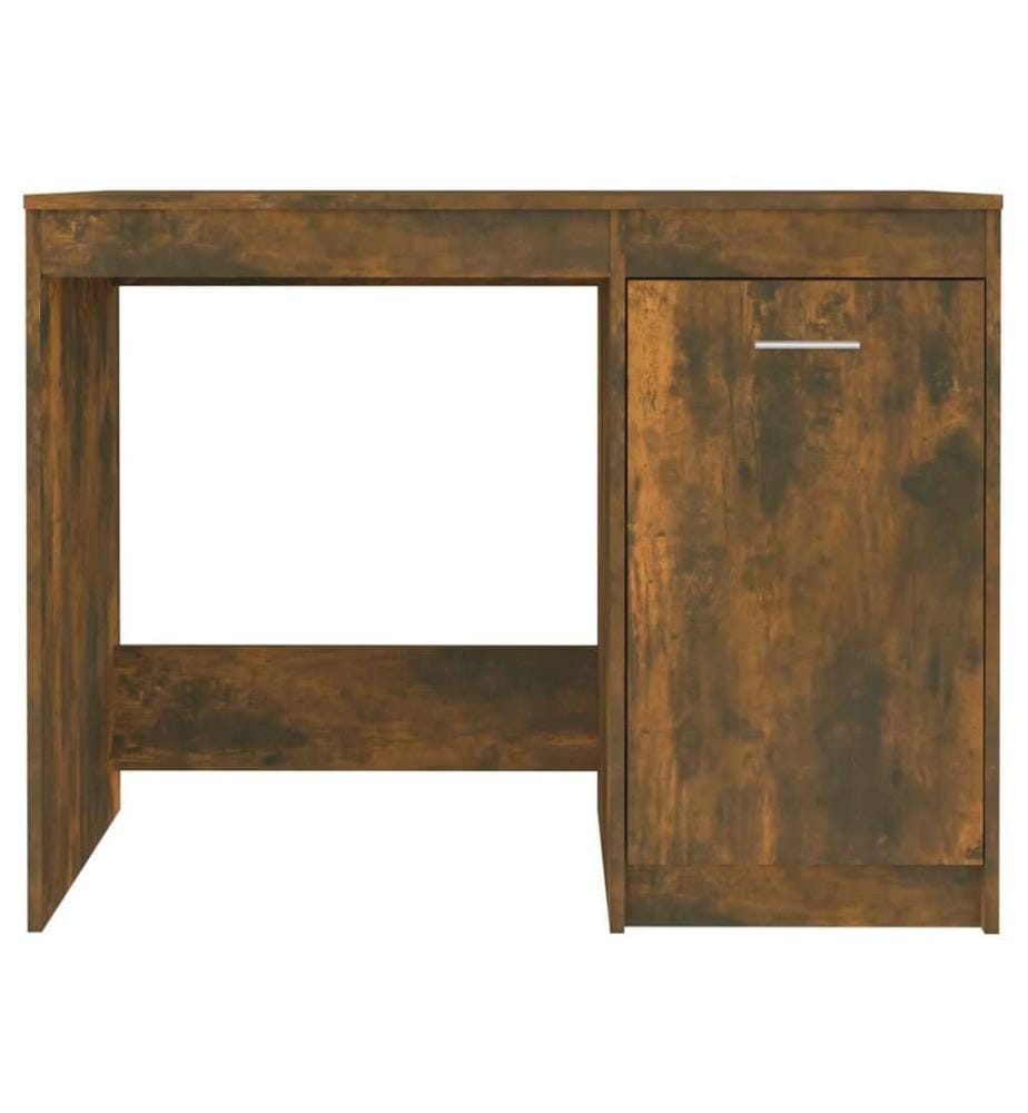 Schreibtisch Räuchereiche 100x50x76 cm Holzwerkstoff