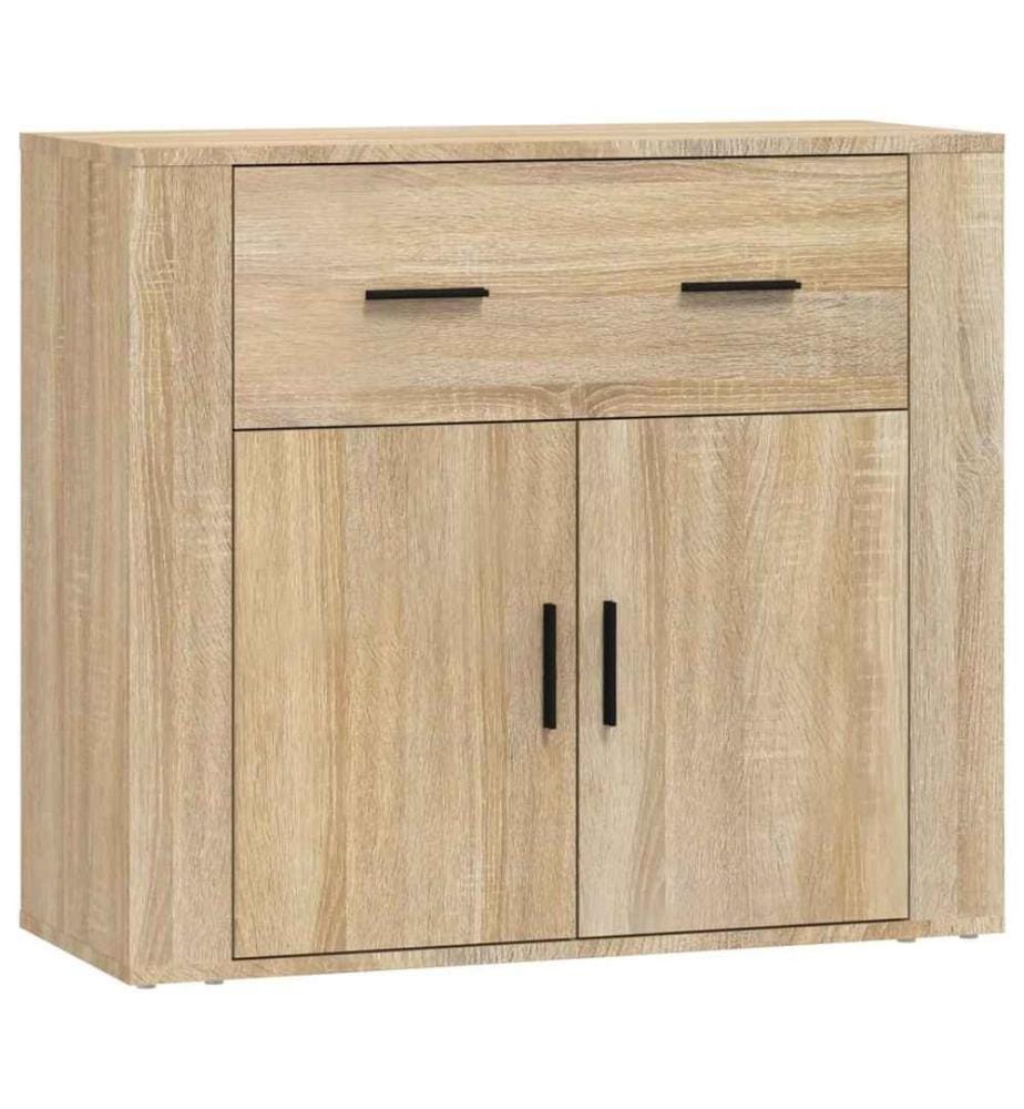 Sideboard Sonoma-Eiche 80x33x70 cm Holzwerkstoff