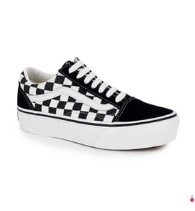 Sneakers Old Skool Platform - Black and White