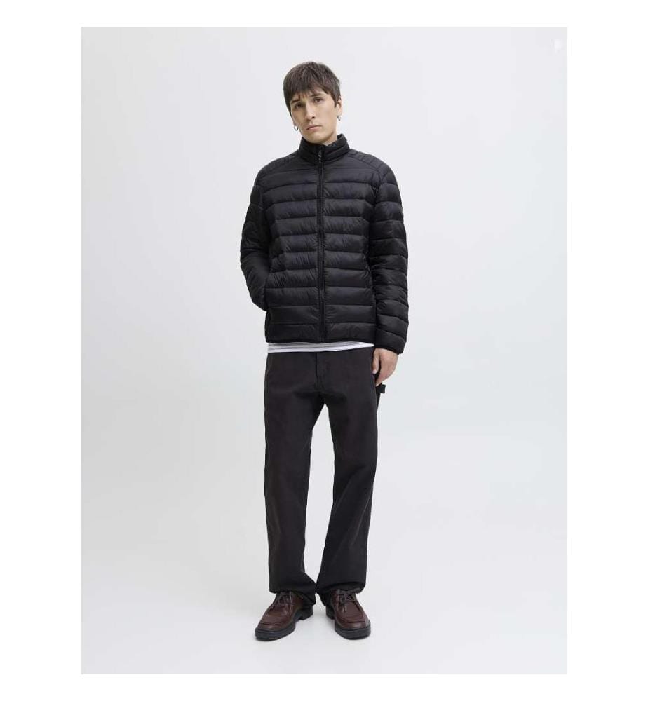 Quilted padded jacket - Black