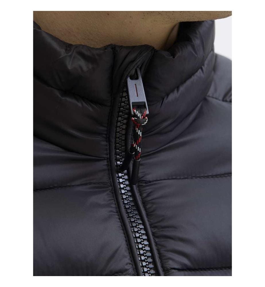 Quilted padded jacket - Black