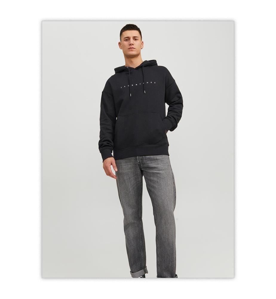 Text Hoodie - Schwarz
